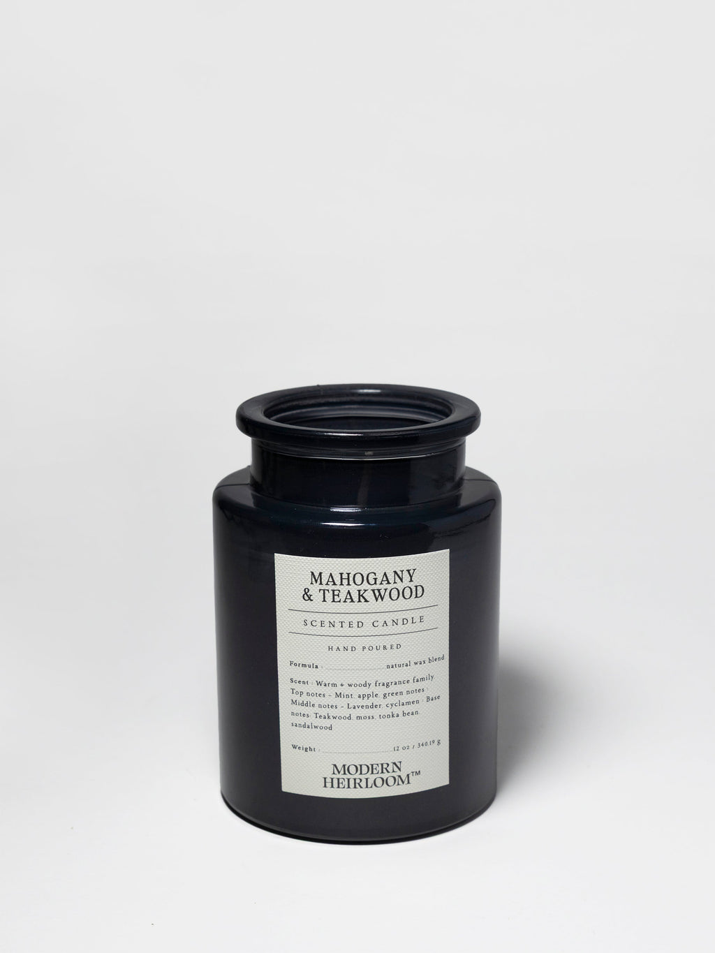 Mahogany & Teakwood 12 oz scented candle - Scented Candle