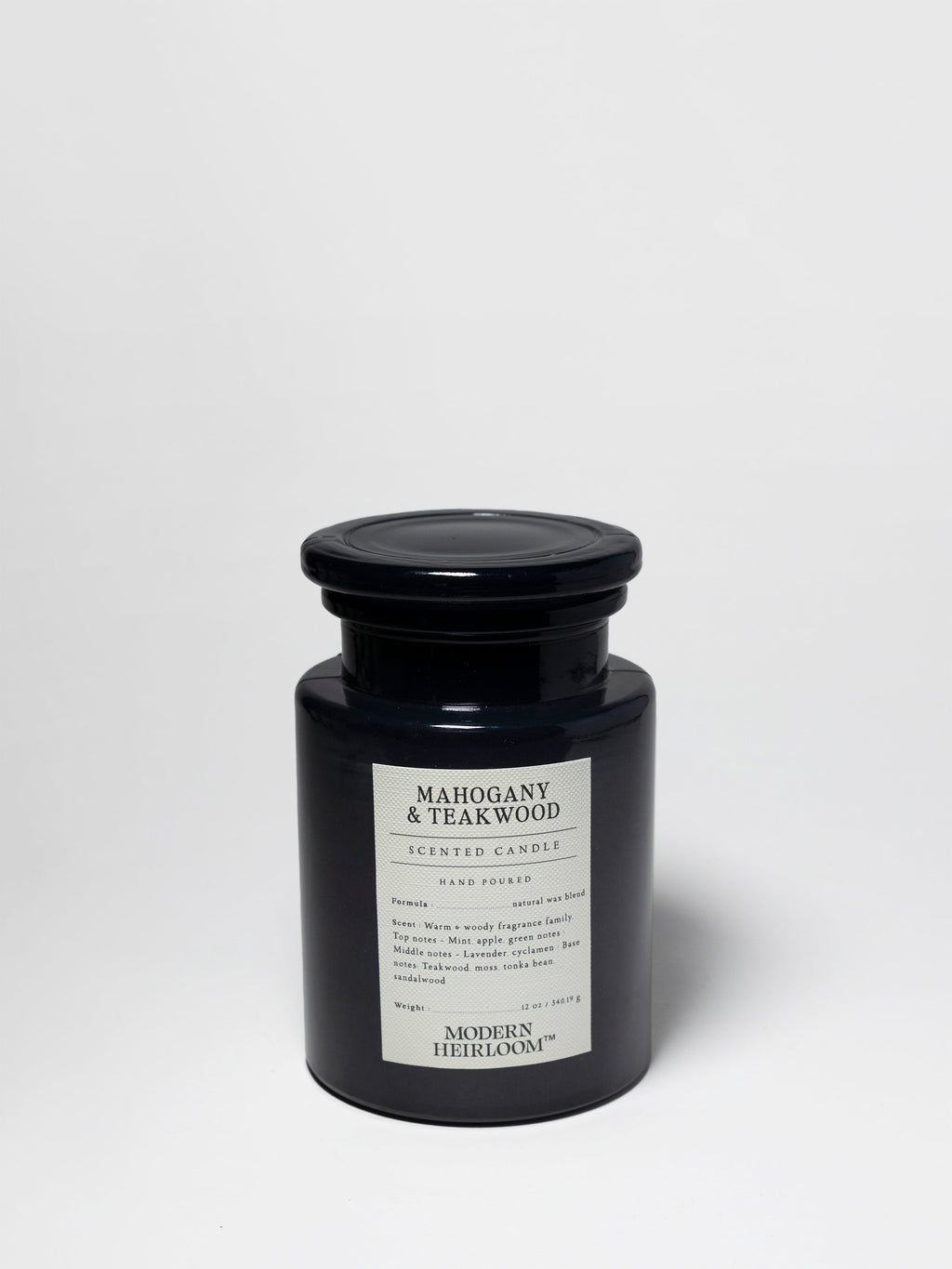 Mahogany & Teakwood 12 oz scented candle - Scented Candle