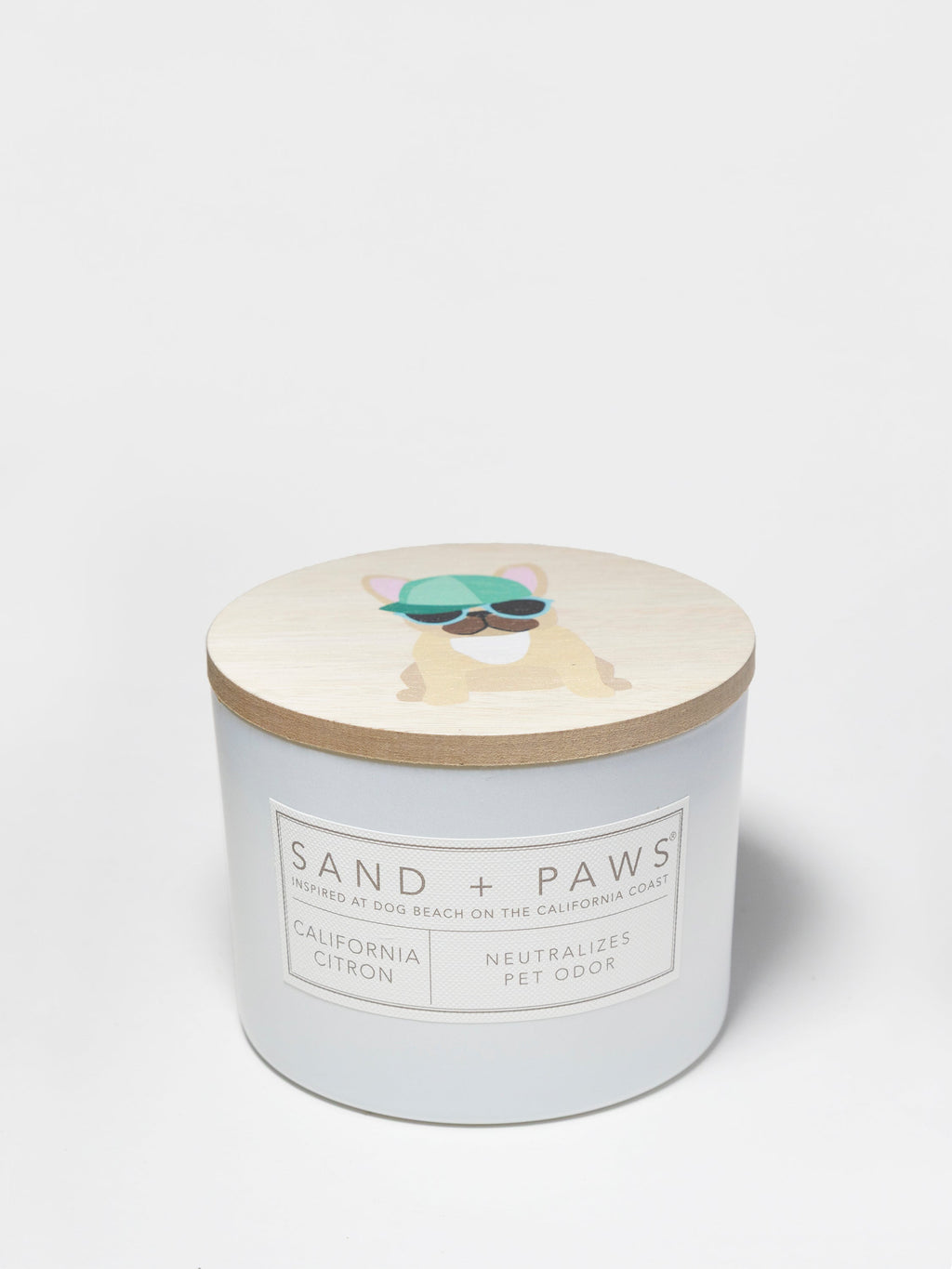 Sand + Paws California Citron 12 oz scented candle - Signature Scent