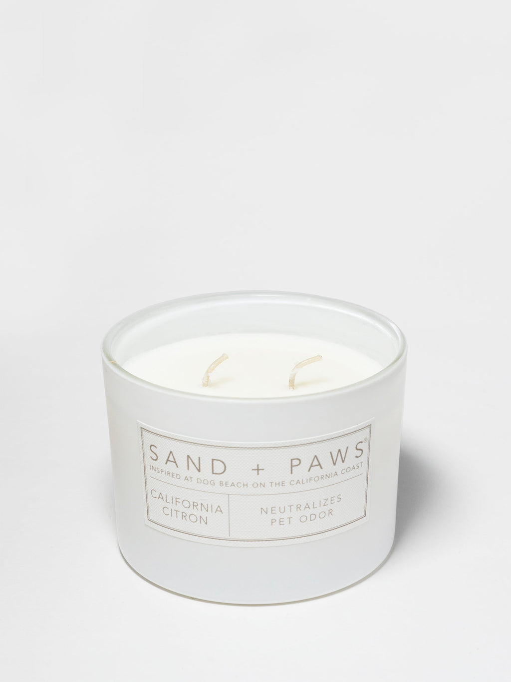 Sand + Paws California Citron 12 oz scented candle - Signature Scent