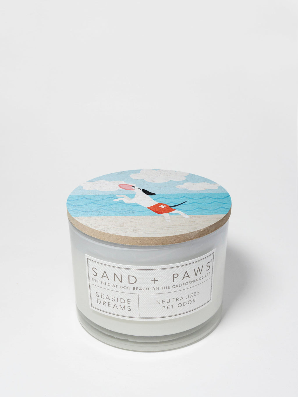 Sand + Paws Seaside Dreams 12 oz scented candle - Signature Scent
