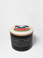 Sand + Paws Guava Mango 12 oz scented candle - Signature Scent