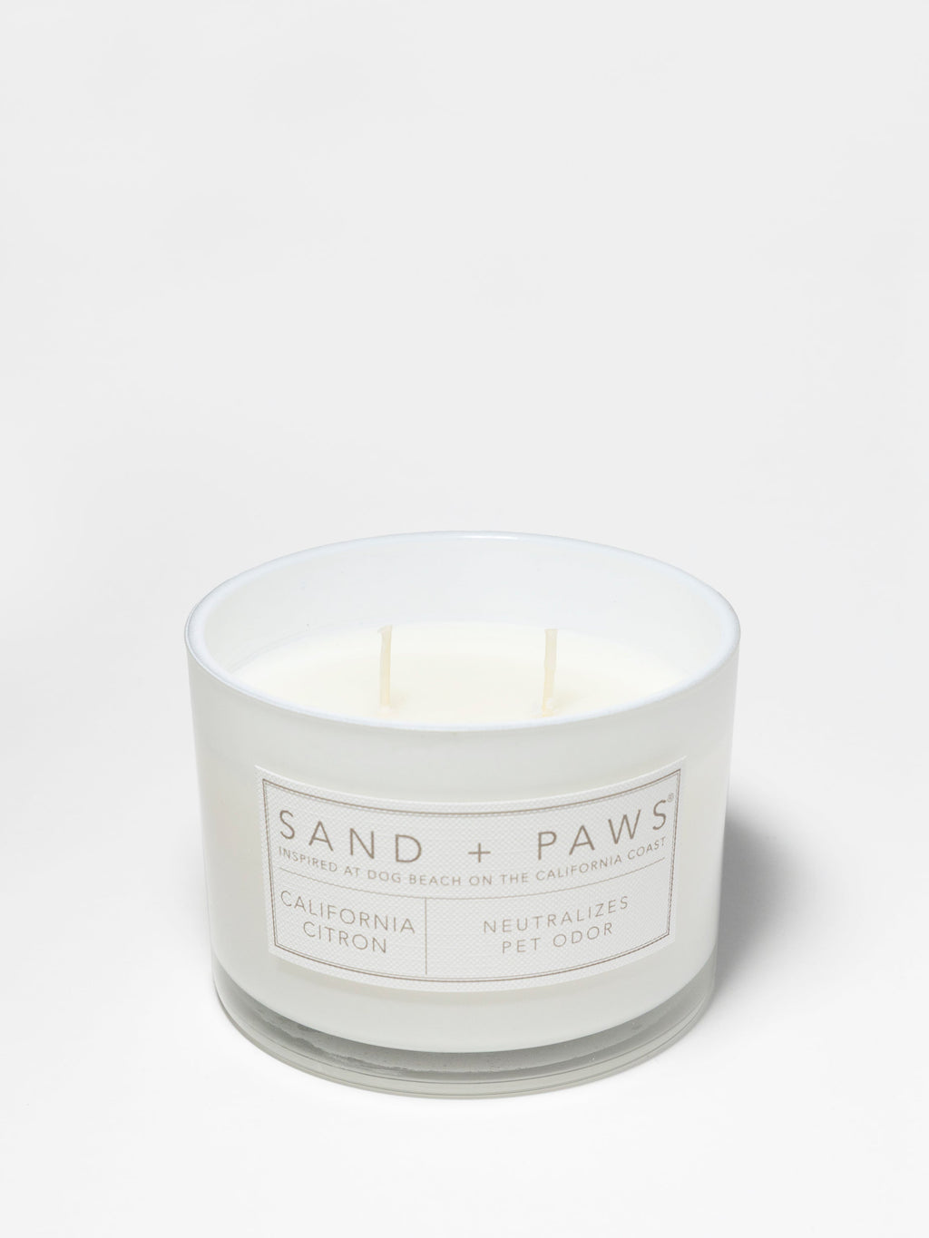 Sand + Paws California Citron 12 oz scented candle - Signature Scent