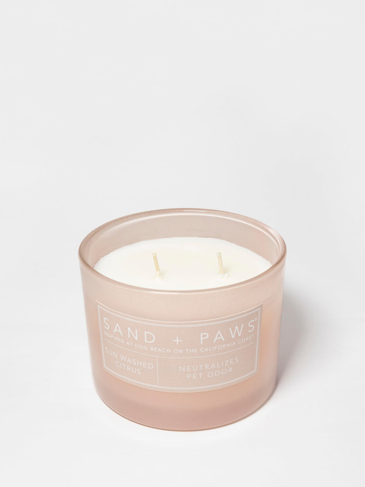 Sand + Paws Sun Washed Citrus 12 oz scented candle - Signature Scent