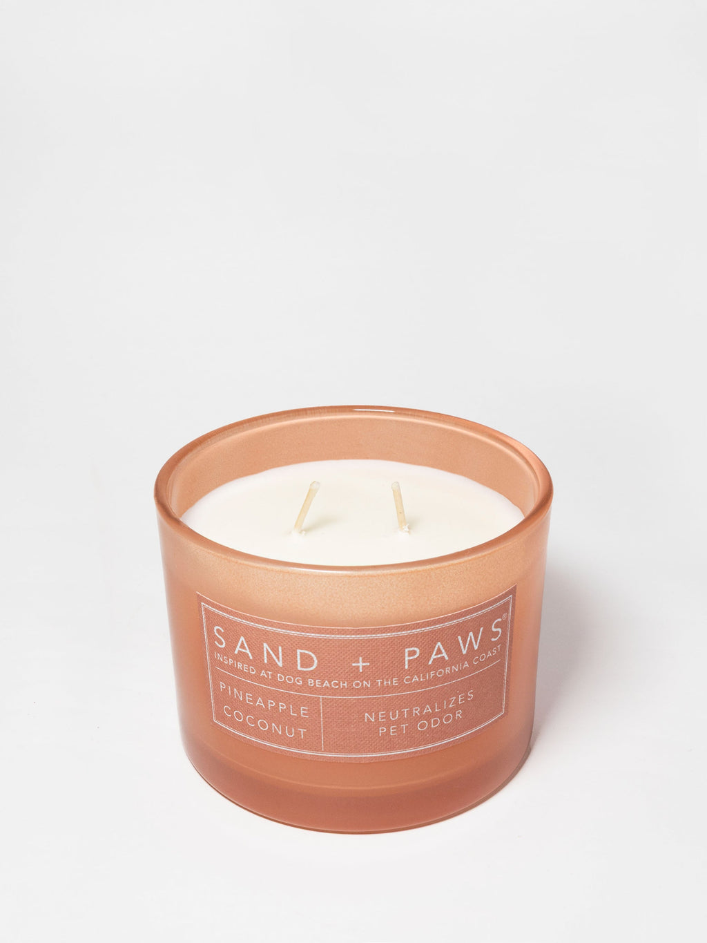 Sand + Paws Pineapple Coconut 12 oz scented candle - Signature Scent