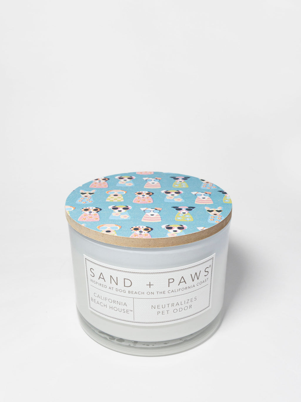 Sand + Paws California Beach House 12 oz scented candle - Signature Scent