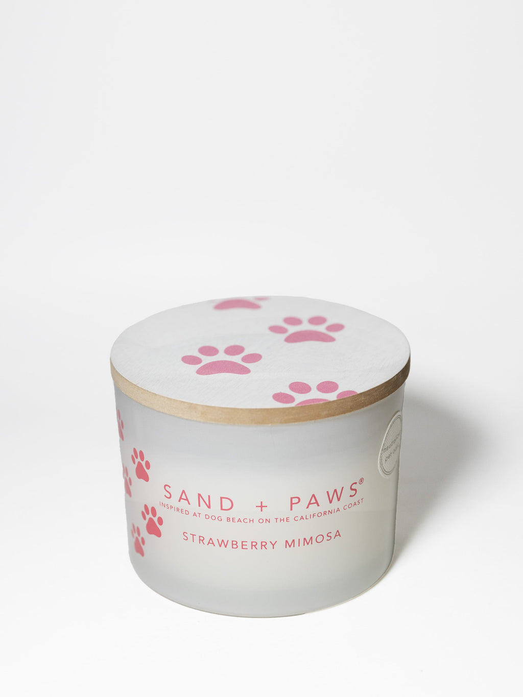 Sand + Paws Strawberry Mimosa 12 oz scented candle - Signature Scent