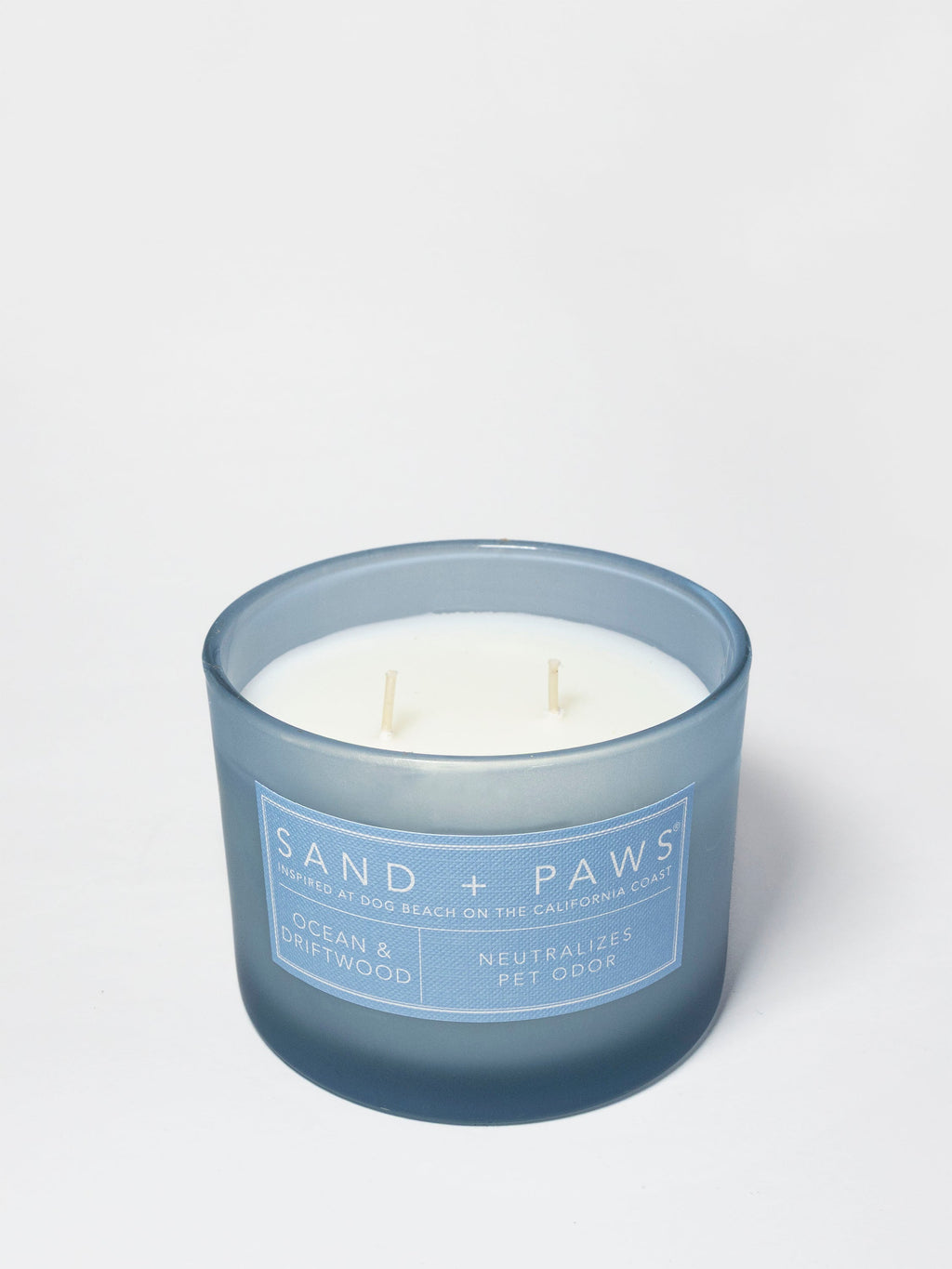 Sand + Paws Ocean & Driftwood 12 oz scented candle - Signature Scent