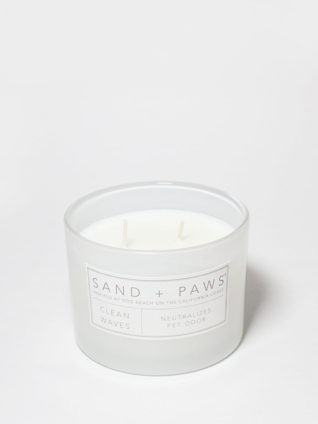 Sand + Paws Clean Waves 12 oz scented candle - Signature Scent