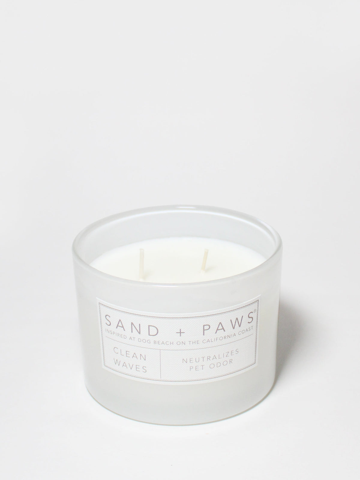 Sand + Paws Clean Waves 12 oz scented candle - Signature Scent