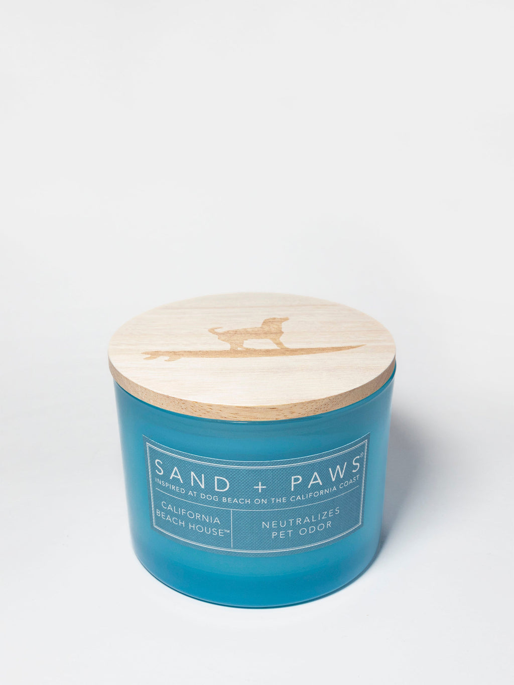 Sand + Paws California Beach House 12 oz scented candle - Signature Scent