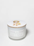 Sand + Paws Clean Waves 12 oz scented candle - Signature Scent