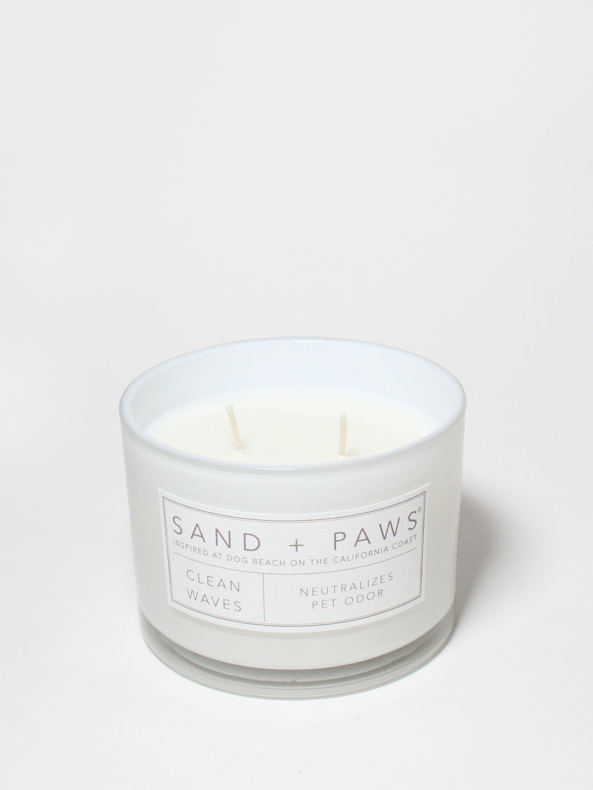 Sand + Paws Clean Waves 12 oz scented candle - Signature Scent