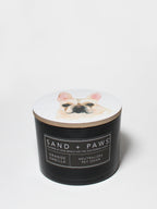 Sand + Paws Orange Vanilla 12 oz scented candle - Scented Candle