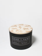 Sand + Paws Vanilla Sandalwood 12 oz scented candle - Signature Scent