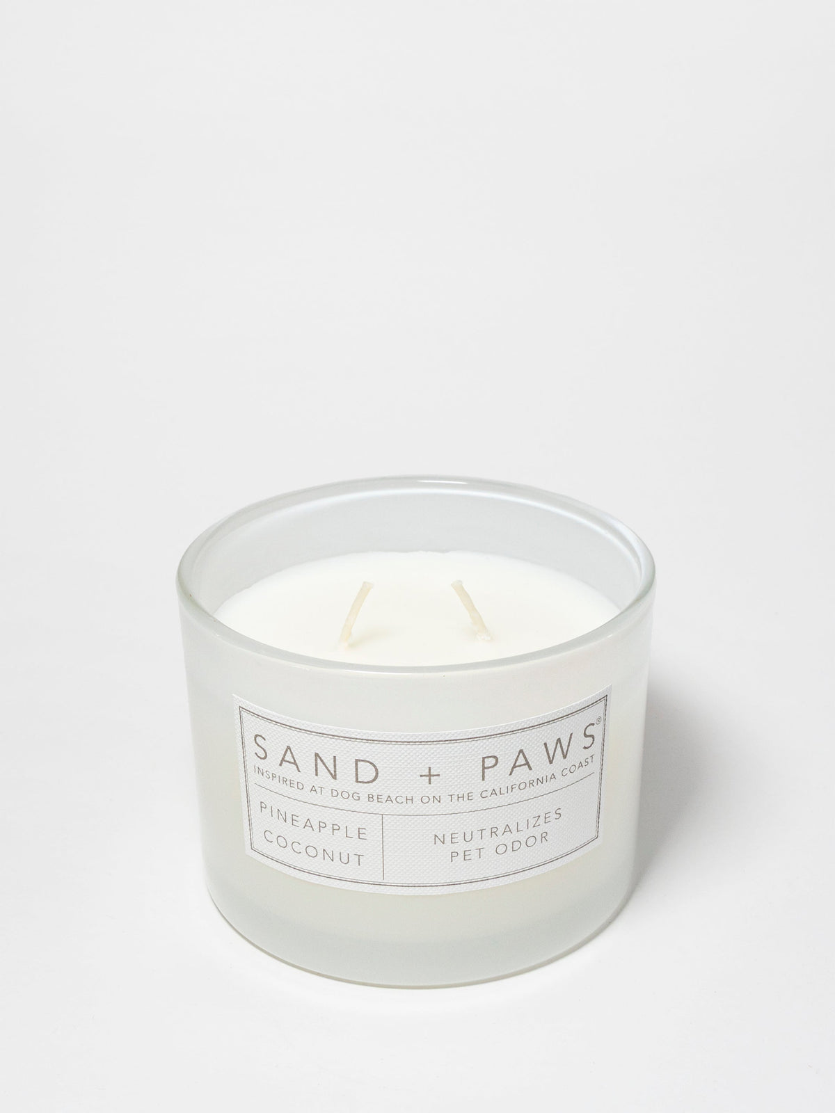 Sand + Paws Pineapple Coconut 12 oz scented candle - Signature Scent